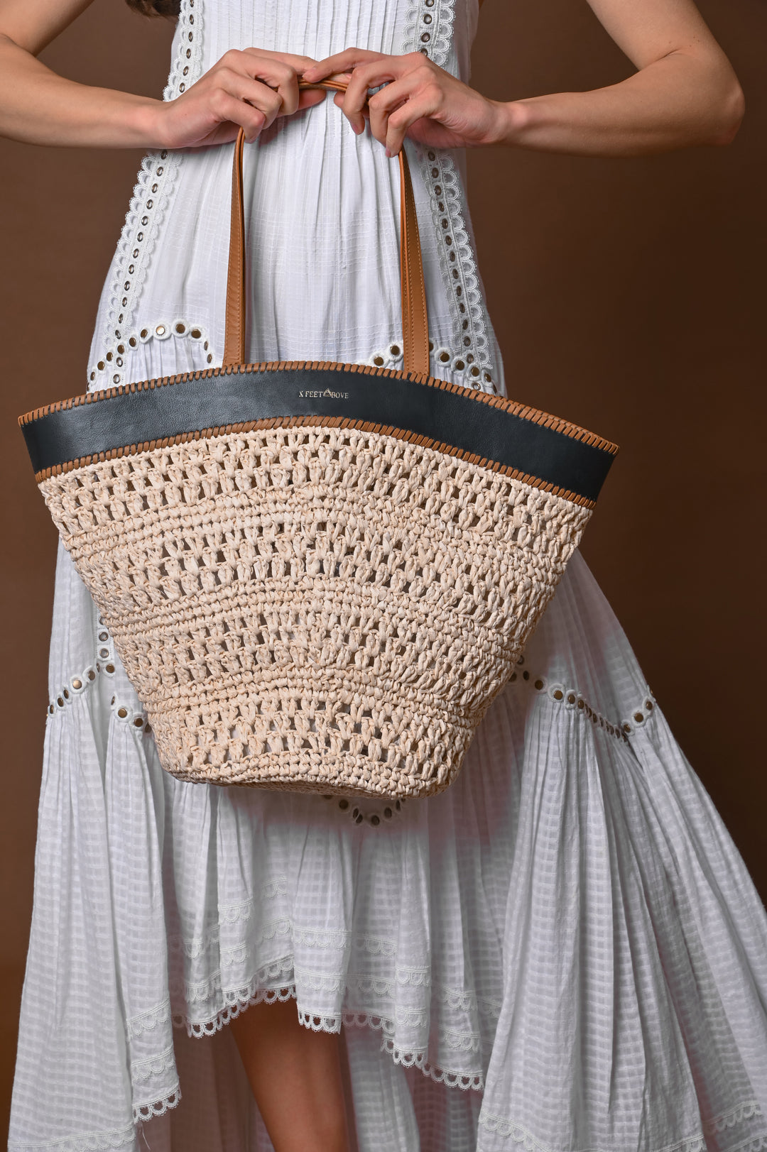 LEH TOTE XL, RAFFIA