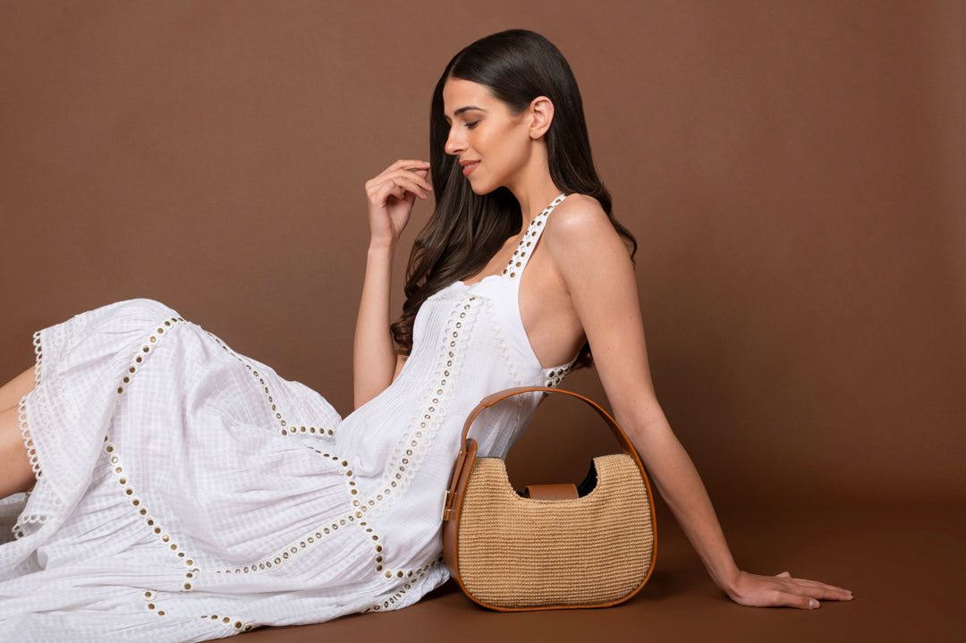 LISBON SHOULDER BAG, JUTE