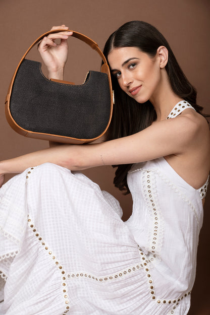 LISBON SHOULDER BAG, JUTE