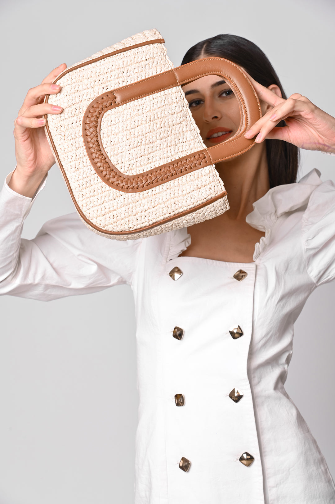 KYOTO TOTE, RAFFIA