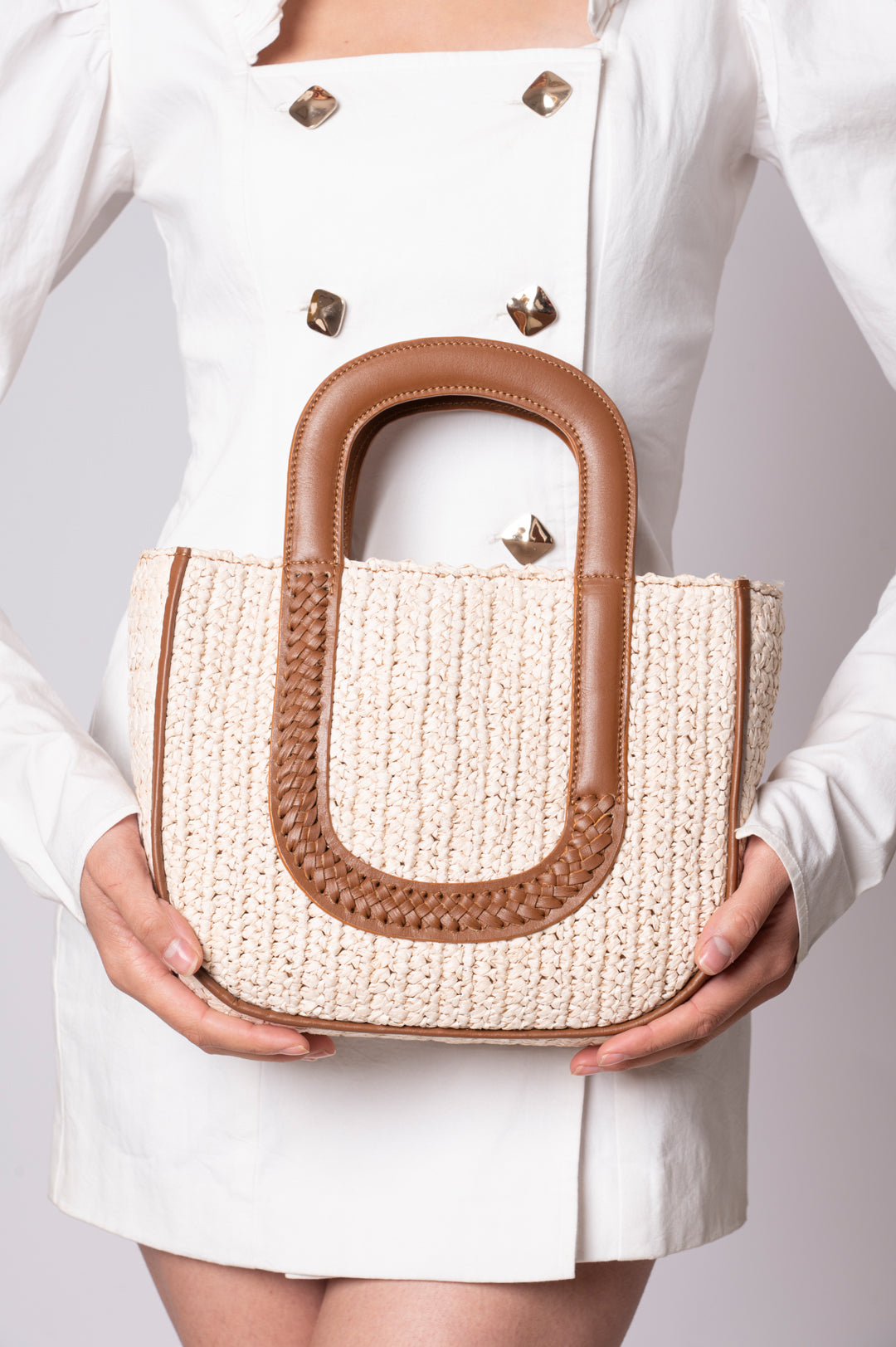 KYOTO TOTE, RAFFIA